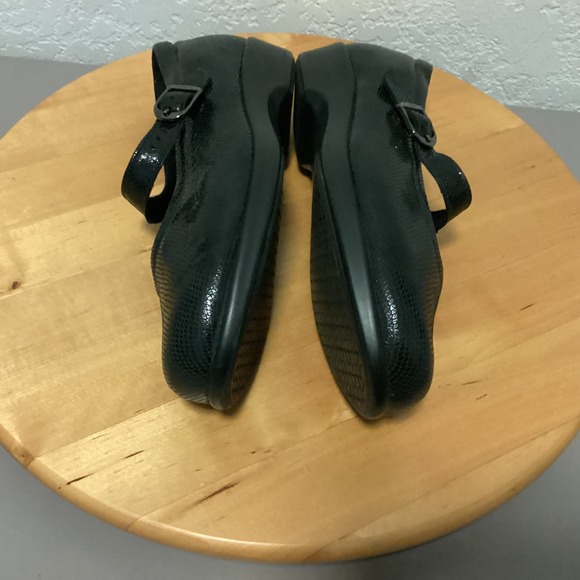SAS San Antonio Shoemaker Black Snake Embossed Mary Jane Comfort Shoes Women 6.5 - Picture 10 of 16